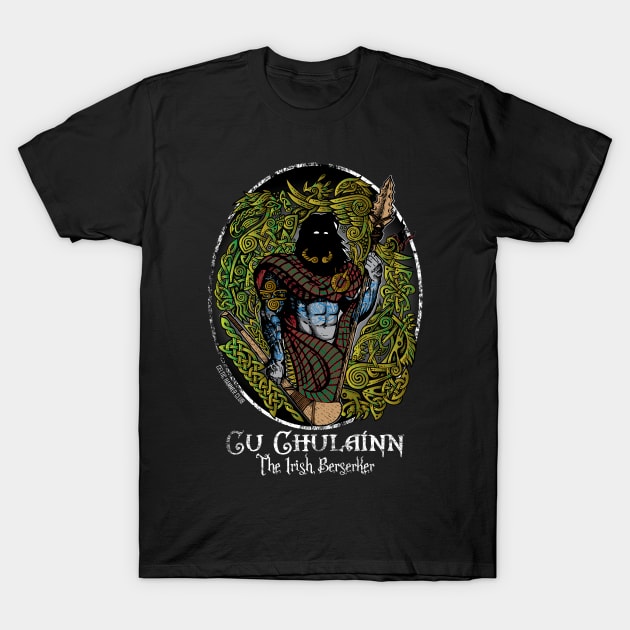 Cú Chulainn: The Irish Berserker T-Shirt by celtichammerclub